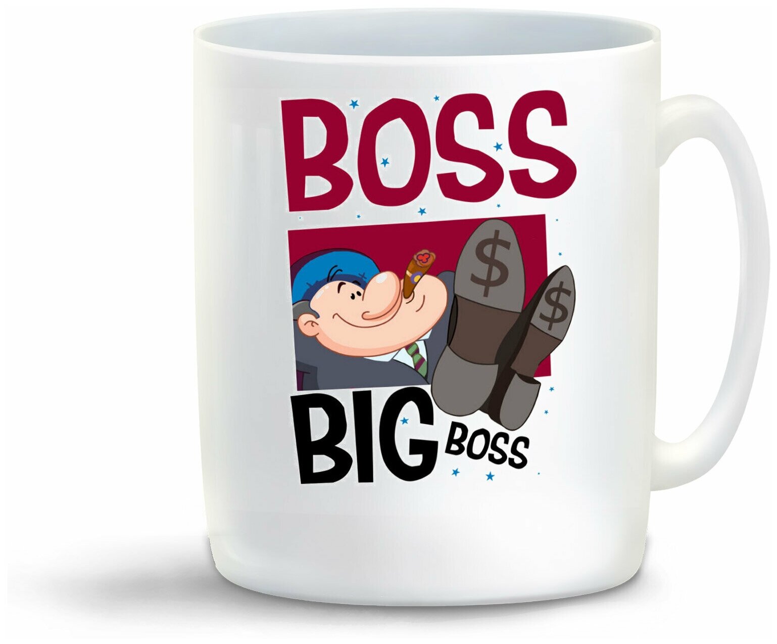 Кружка "Прикол. Босс биг босс. Boss big boss"