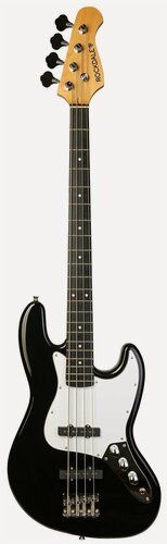 Изображение товара Бас-гитара Rockdale Stars Jazz Bass, черный, дерево, 21 лад, 3 регулятора громкости