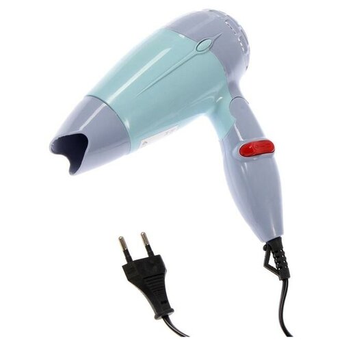 Фен Luazon LF-23 800 Вт 2 скорости 2 режима складная ручка голубой 86000₽