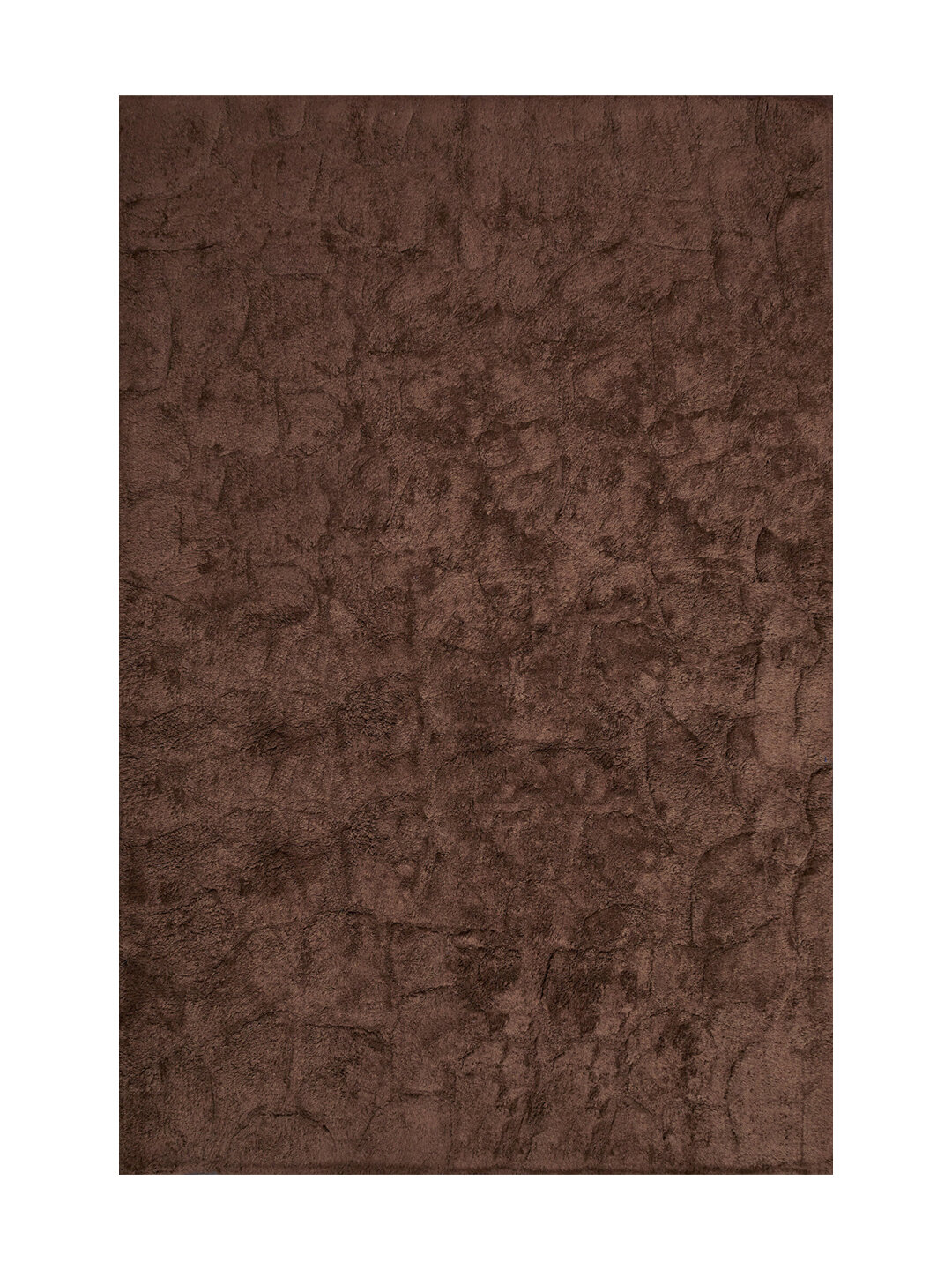 Коврик для ванной KULTURAKOVROV Brightrugs, хлопок 100%, 150x100 см, коричневый