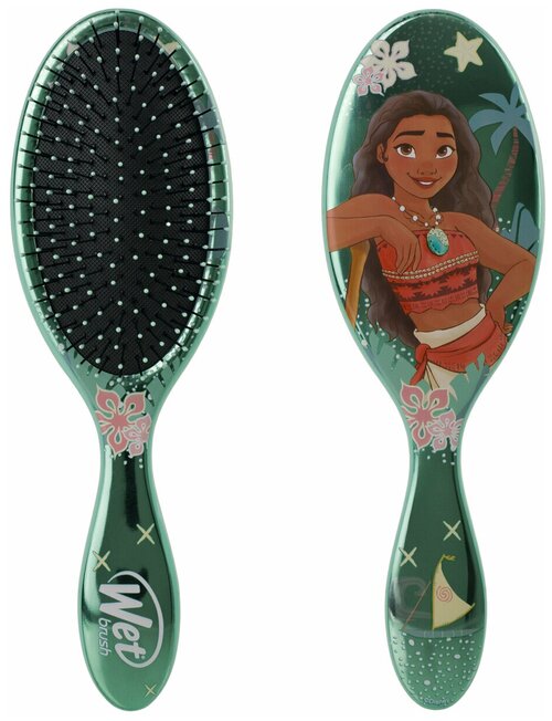 WET BRUSH DISNEY PRINCESS WHOLEHEARTED MOANA TEAL Щетка для спутанных волос Дисней (Моана)