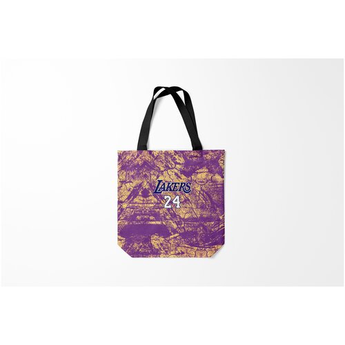 фото Сумка-шоппер / 40х40 см / баскетбол / los angeles lakers kobe bryant burnettie