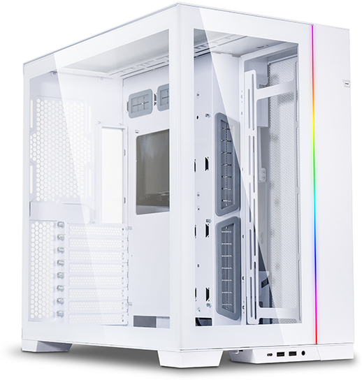 Корпус Lian-Li O11 Dynamic Evo White, Midium Case: EATX/ATX/M-ATX/ITX, 2xUSB 3.0, 1xUSB Type-C, ax Audio, Included Fans: none