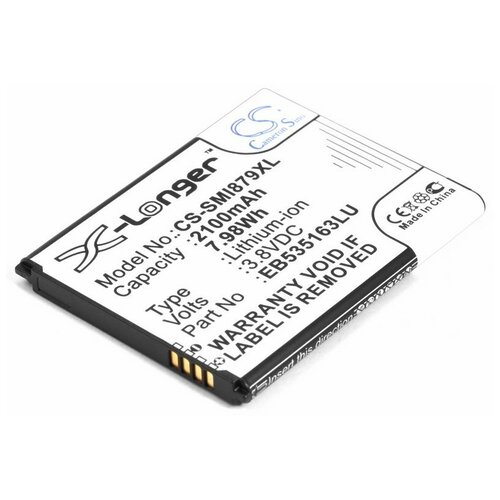 Аккумулятор для телефона Samsung EB535163LA, EB535163LU чехол флип кейс для телефона samsung gt i9082 galaxy grand duos gt i9060 galaxy grand neo кожа чёрный black melkco jacka type