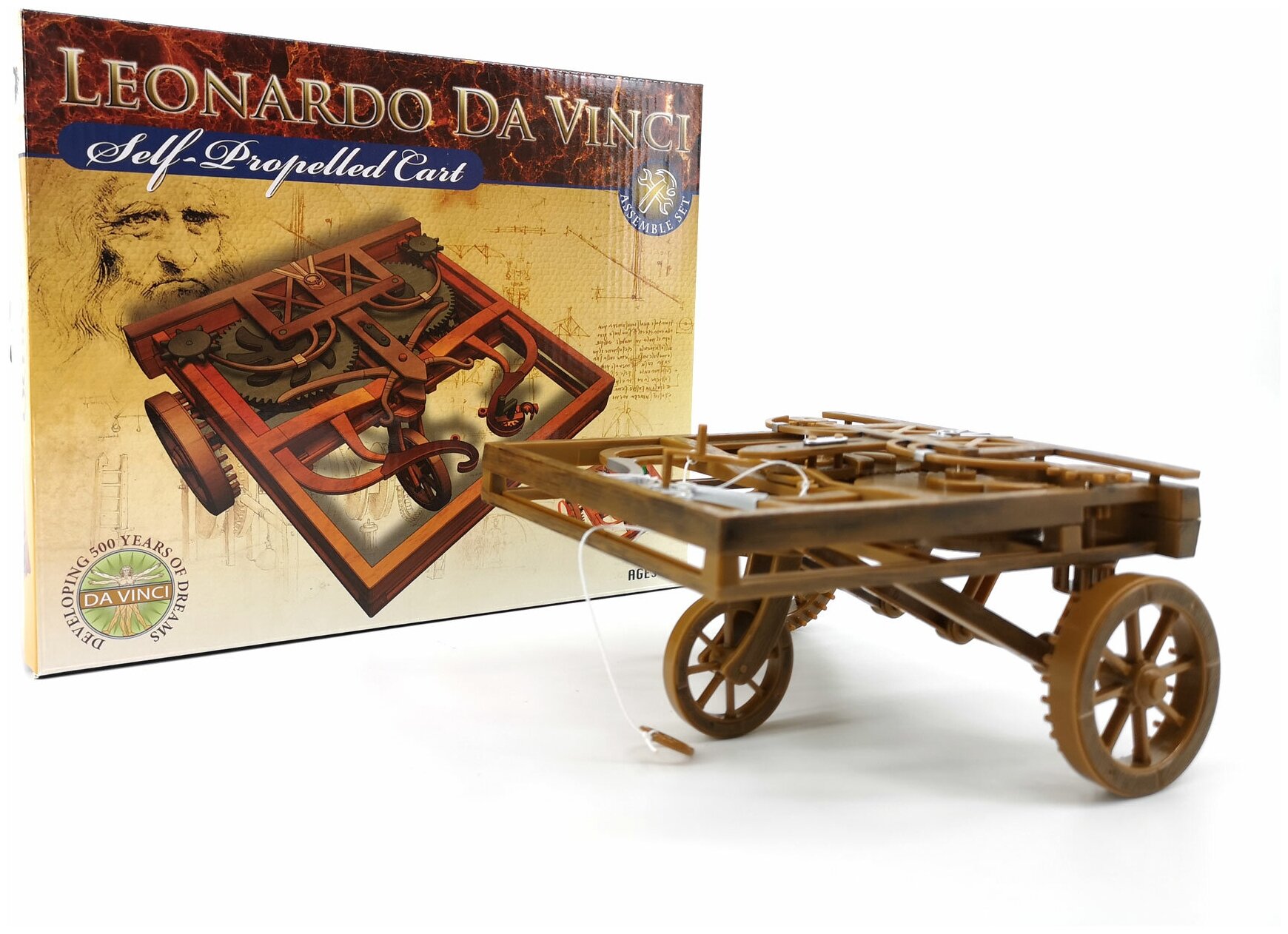 Конструктор Edu Toys Da Vinci DV009 Самоходная телега Edu-Toys - фото №7