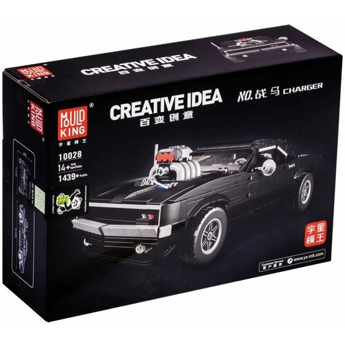 Конструктор Mould King 10028 Dodge Charger из 1439 деталей серии Креатор Машины