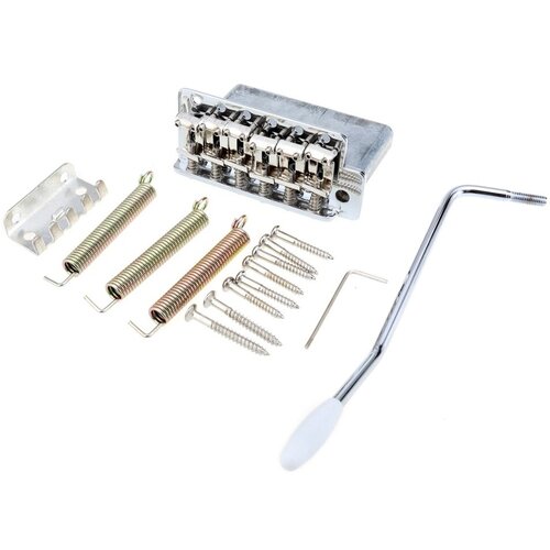 MX1530CR Бридж тремоло для Vintage Fender American Strat, хром, Musiclily