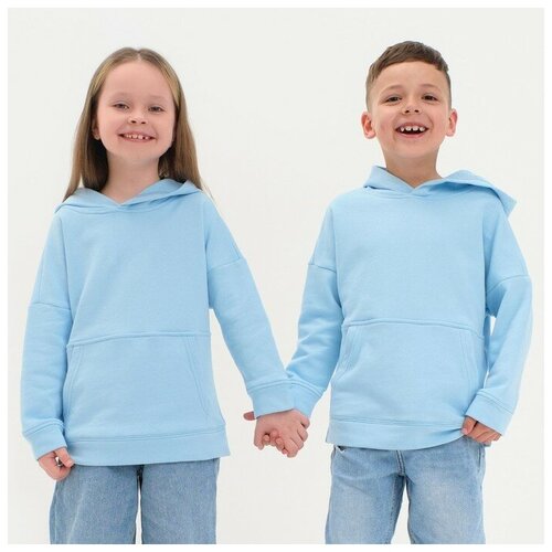 Худи детское KAFTAN Basic line размер 34 122-128 цвет голубой 1709₽