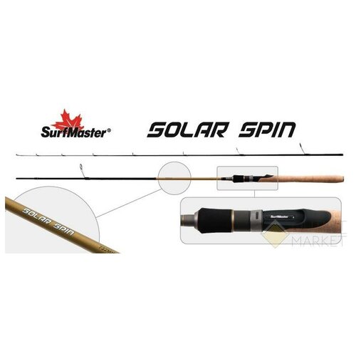 спиннинг штекерный угольный 2 колена surf master sp1125 solar spin Спиннинг штекерный угольный 2 колена Surf Master SP1125 Solar Spin Арт: SP1125-270