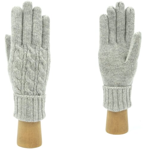 фото Перчатки fabretti, демисезон/зима, шерсть, подкладка, размер 7, серый