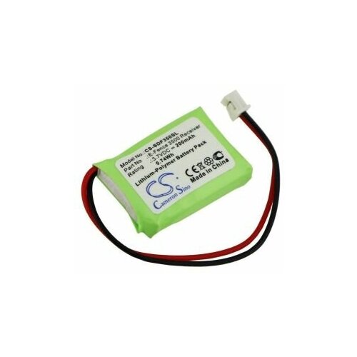 фото Аккумуляторная батарея cameronsino cs-sdf350sl для электронных ошейников dogtra e-fence 3500 receiver, ys-300 bark collar sino power