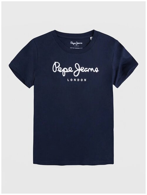 Футболка Pepe Jeans, размер 8, синий