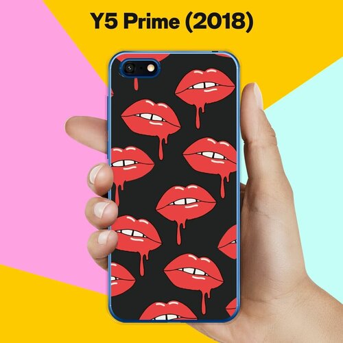 Силиконовый чехол на Huawei Y5 Prime 2018 Губы / для Хуавей У5 Прайм 2018
