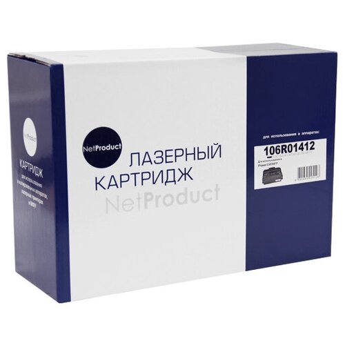 картридж easyprint 106r01412 106r01412 106r01412 106r01412 106r01412 106r01412 106r01412 для для xerox phaser 3300mfp 8000стр черный Картридж NetProduct 106R01412, черный, для лазерного принтера, совместимый