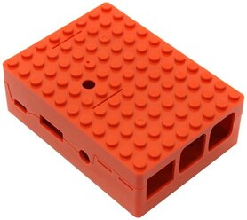 Корпус ACD Red ABS Plastic Building Block Case for Raspberry Pi 3 RA183