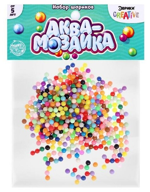 Эврики Аквамозаика «Набор шариков», 500 штук