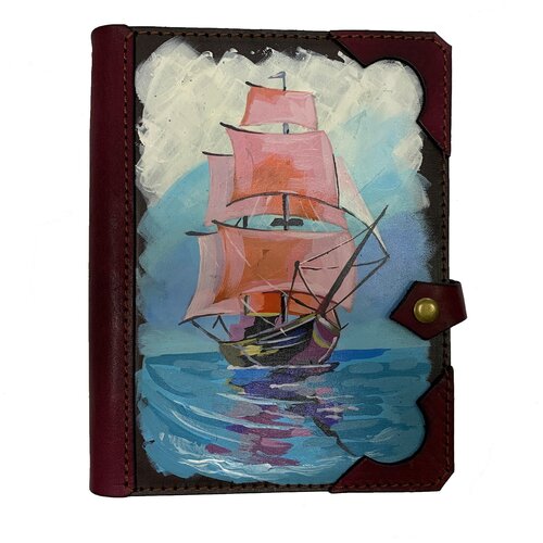 Кожаный блокнот формат А5 