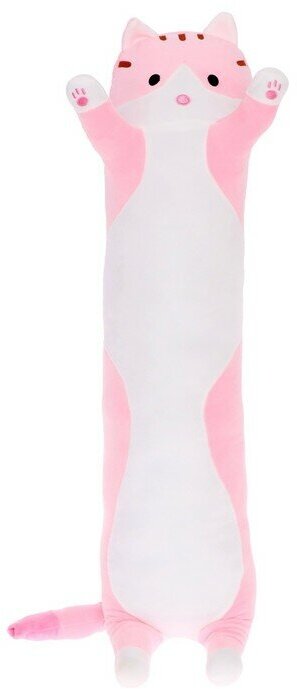 MaxiToys Мягкая игрушка «Кот Батон», цвет розовый, 70 см