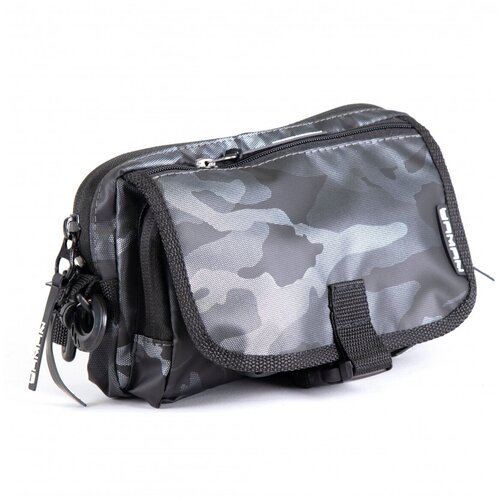 фото Y-sfml-02 сумка рыболовная "yaman" street fishing multilock s-pouch, 13,5х22х8 см, цв. серый камуфляж