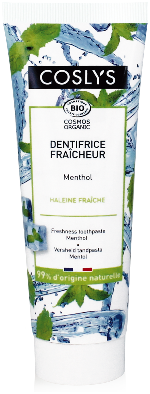 Зубная паста Coslys Dentifrise Fraicheur Menthol, 100 мл, 100 г, белый