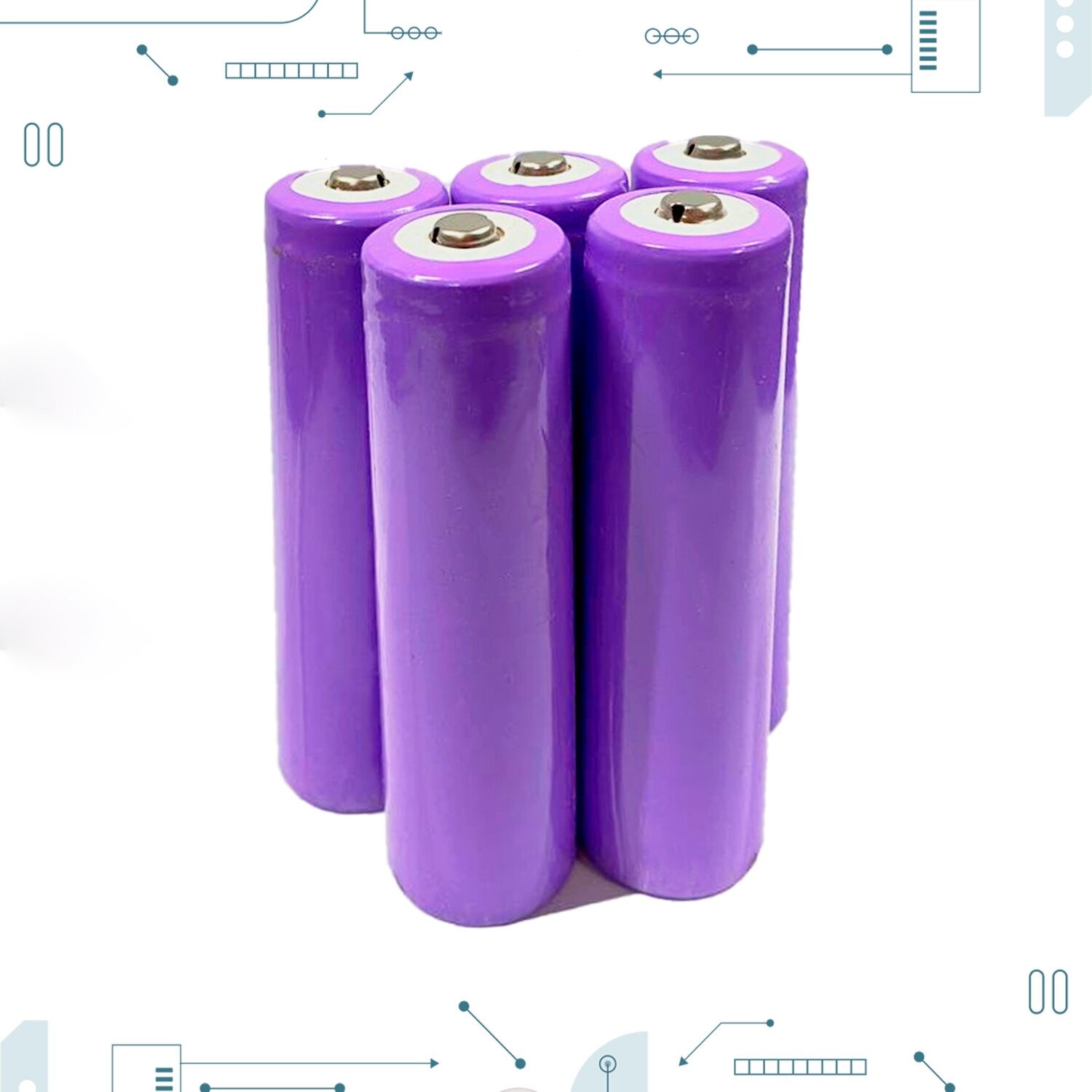 Аккумулятор 18650 3.7В 1800mAh (5шт)