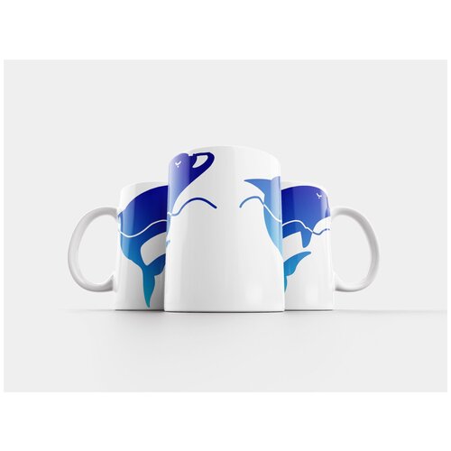 фото Кружка "дельфин, море, синий" 320 мл lotsprints