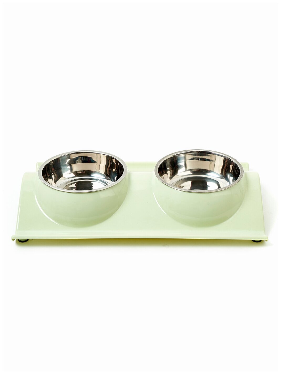 фото Миска для животных, двойная, на подставке "Любимое лакомство 3. Непросыпайка!"