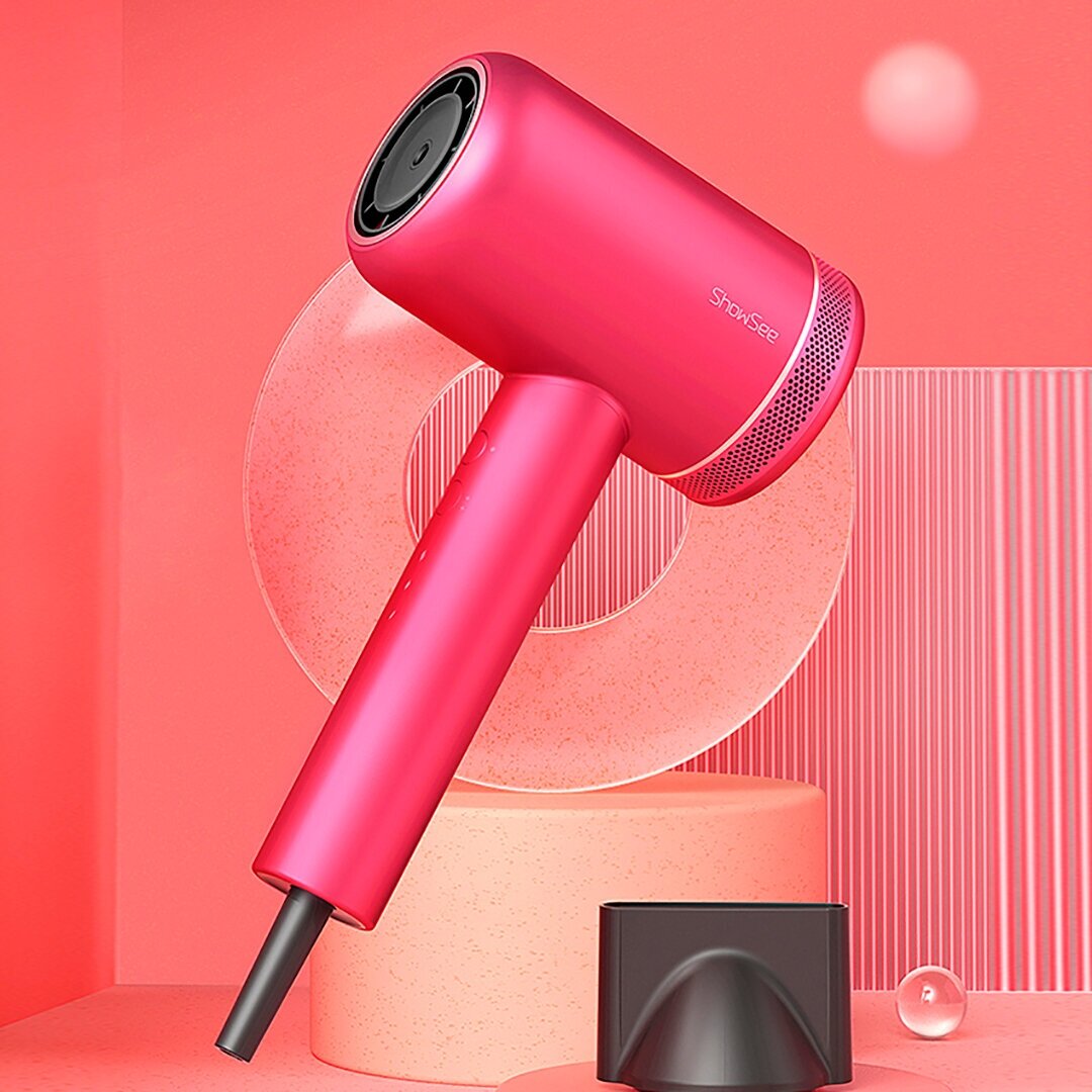 Фен для волос Xiaomi Showsee Hair Dryer Star Shining Red (A8-R) - фотография № 6