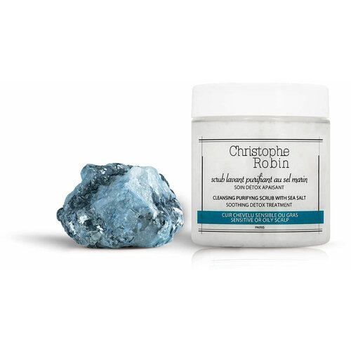 Travel Christophe Robin Paris Cleansing Purifying Scrub with Sea Salt 75ml / Очищающий скраб с морской солью 75мл