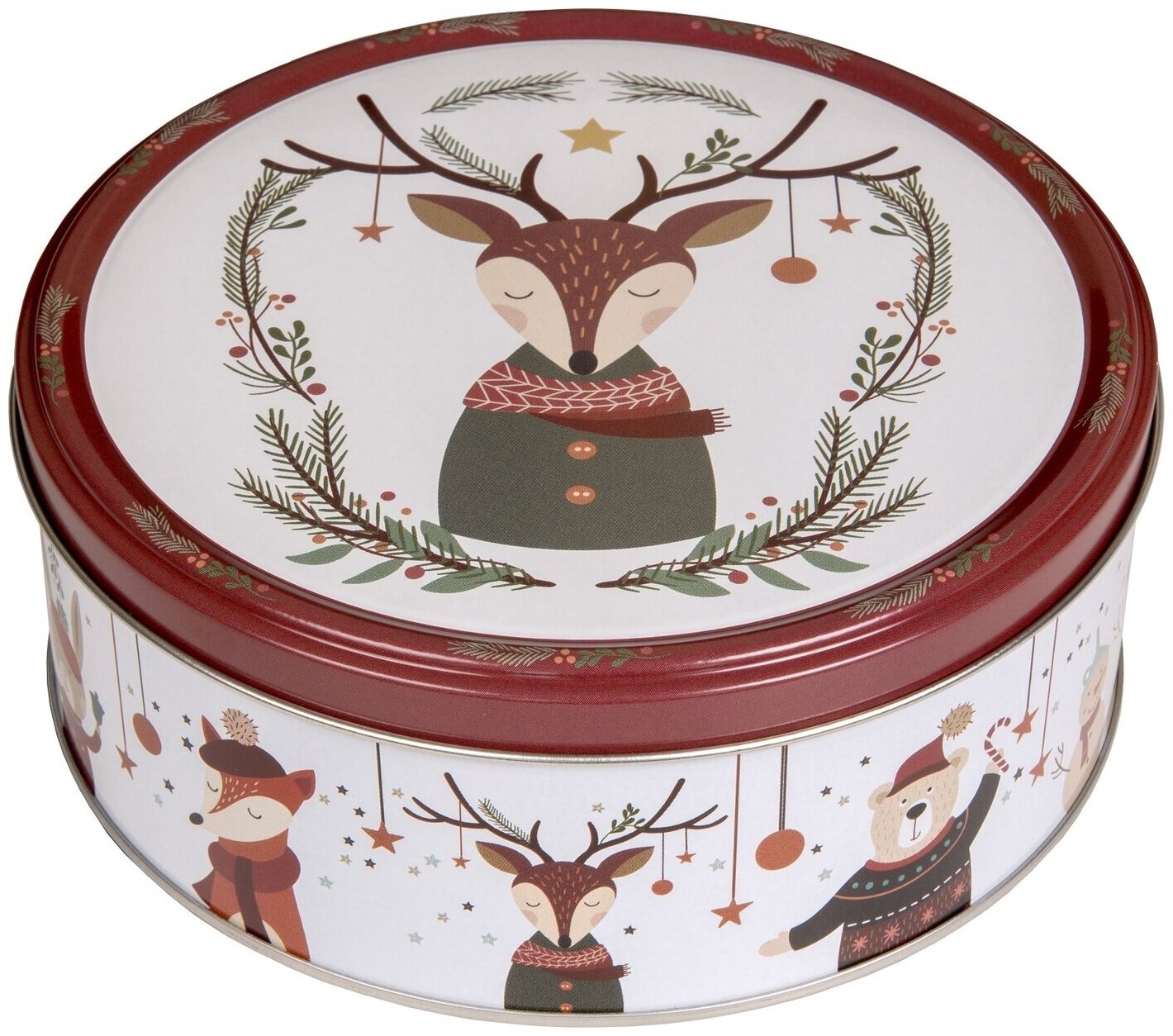 Датское сдобное печенье Winter Woodland Butter Cookies 2,5%, 150 г - фотография № 1