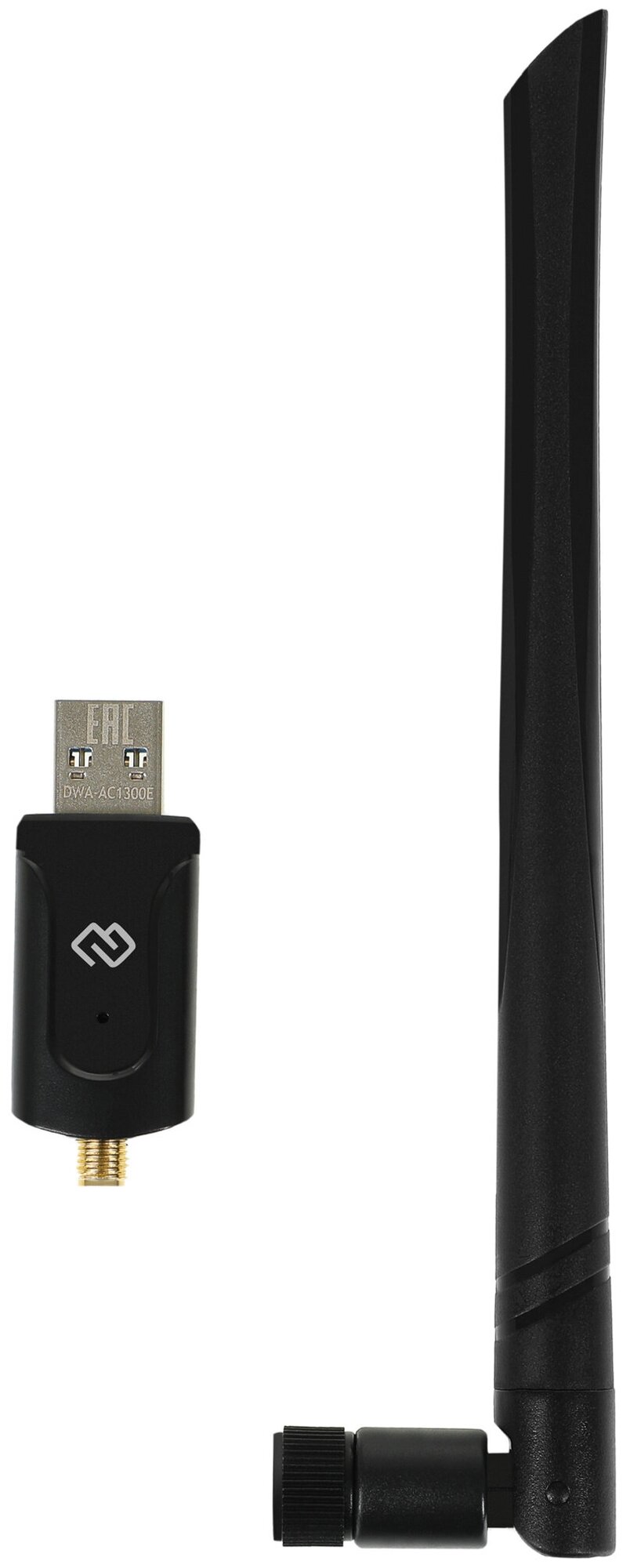 Сетевой адаптер Wi-Fi Digma DWA-AC1300E AC1300 USB 3.0 ант.внеш.съем 1ант. упак.1шт