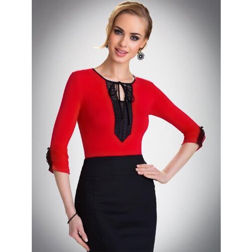 Топ  Eldar, трикотаж,  размер l, красный