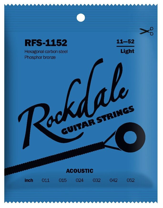 Струны для акустической гитары ROCKDALE RFS-1152 (кал.11-52)
