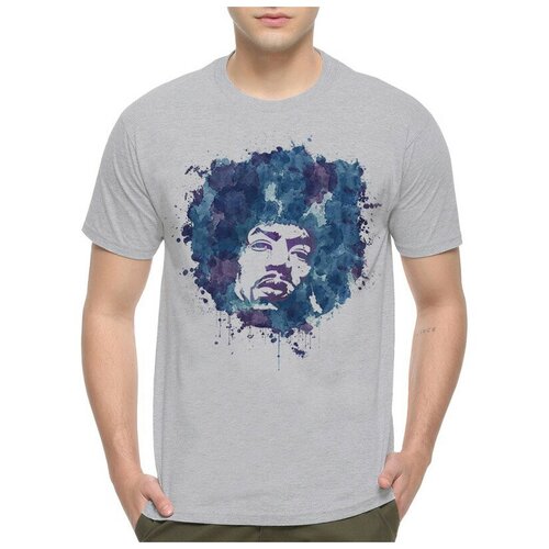 Футболка с принтом Джими Хендрикс / Jimi Hendrix / Мужская Белая XL