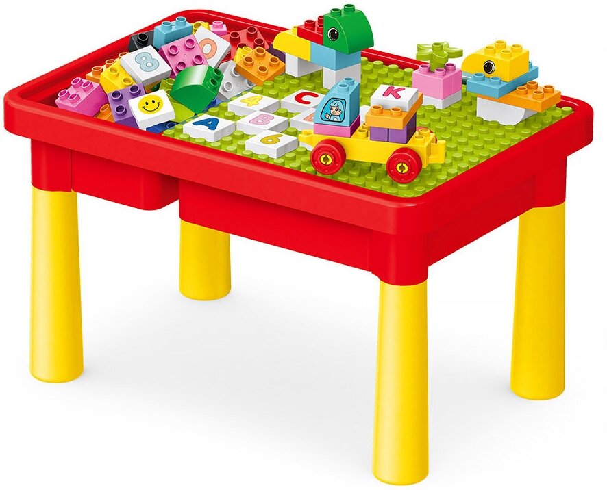 Игровой стол Pituso для детей с конструктором 56шт