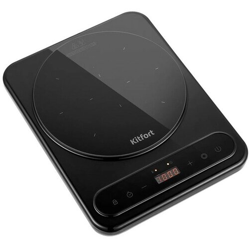 Индукционная плита КТ-163 1400 Вт 1 конфорка таймер чёрная 519700₽