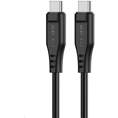 Кабель Acefast C3-03 USB-C to USB-C Charging Data Cable (1,2 метра) чёрный (AF-C3-03-BK) кабель acefast c3 04 usb a to usb c charging data cable 1 2 метра чёрный af c3 04 bk