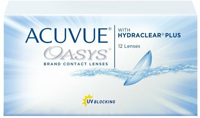 Контактные линзы Acuvue Oasys 12pk (BC 8,8; D -4.00)