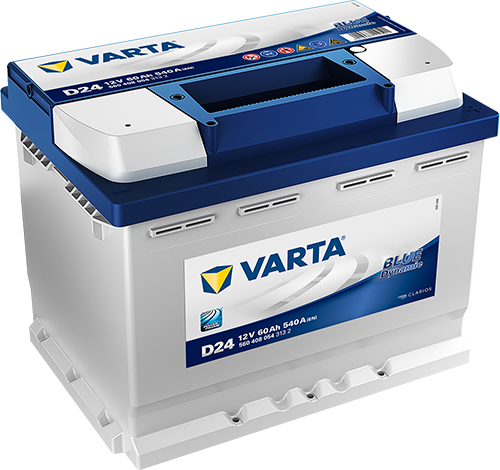 Аккумулятор автомобильный Varta Blue Dynamic D24 6СТ-60 обр. 242x175x190