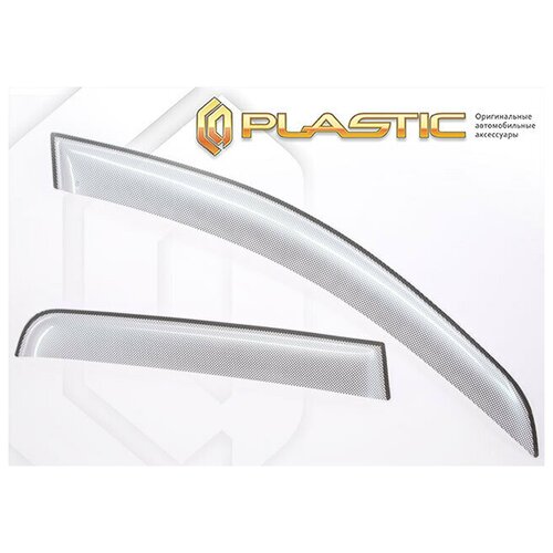 Дефлекторы боковых окон для Toyota Premio 2002-2006 Шелкография серебро 5740₽