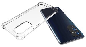 Фото Прозрачный противоударный силиконовый чехол для OnePlus 9 с усиленными углами