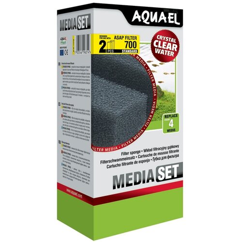 Губки сменные для AQUAEL ASAP FILTER 700 (2шт. в упаковке) крупнопористые