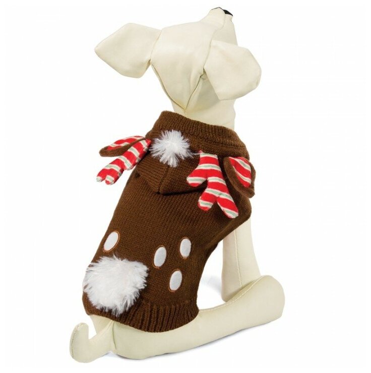Triol свитер Рождественский олень, размер XS, 20 см, коричневый