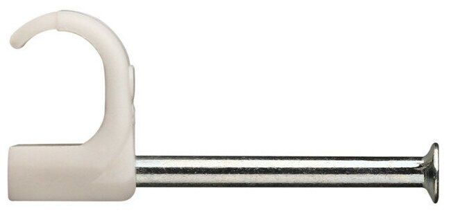 SC плоская крепежная скоба 6x9 мм белая 30 шт - универсальный крепежный элемент