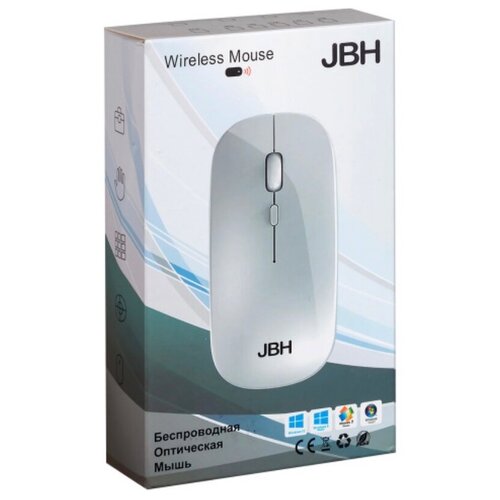 Беспроводная оптическая компьютерная мышь RGB цвет чёрный 28500₽