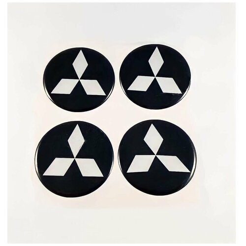 Наклейки на колесные диски Митсубиси / Mitsubishi D-45mm