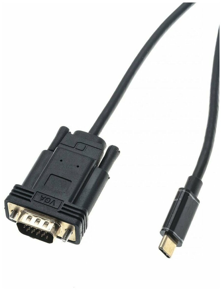 Кабель-адаптер Vcom USB 3.1 Type-Cm - VGA(M) 1080@60Hz, 1.8M (CU421C-1.8M)