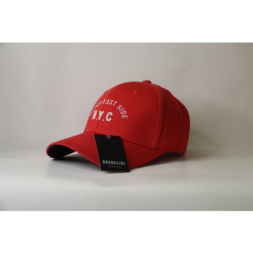 фото Бейсболка , размер 56-60, красный, белый brookside newyork