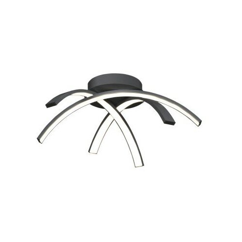 Люстра светодиодная черная TLAR3-51-07/B/4000К Лючера