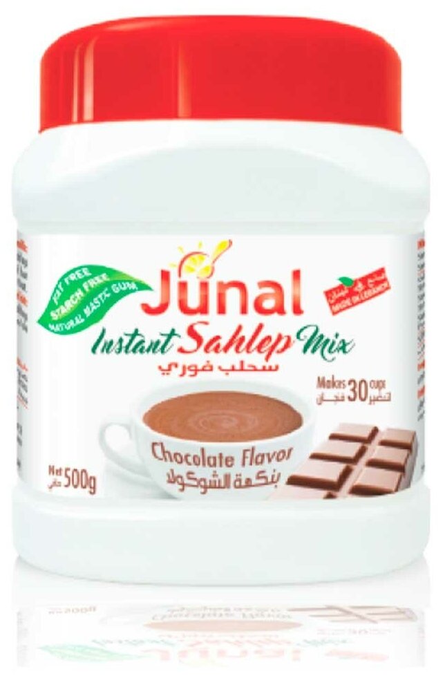 Салеп, растворимый молочный напиток со вкусом шоколада «Sahlab Junal», Ливан, 500 гр